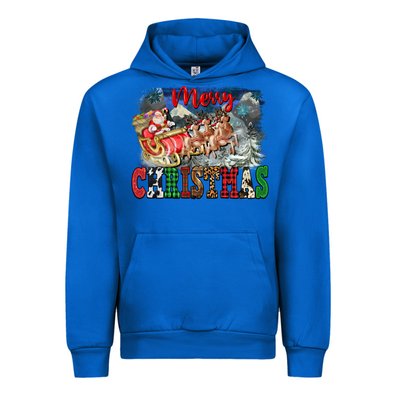 Merry Christmas Santa Sleigh Urban Hoodie by FaDigitalArtStudio | Teevron
