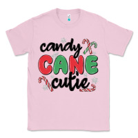 Bubblegum Pink candy cane cutie Classic Tee - MaliasSmallBusiness
