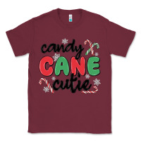 Burgundy candy cane cutie Classic Tee - MaliasSmallBusiness