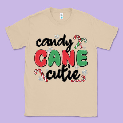 Candy Cane Cutie Classic Tee Designed By Maliassmallbusiness