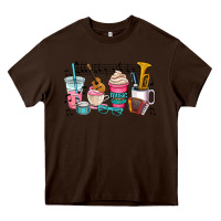 Chocolate Brown music teacher Heavy Core Tee - AdoDesignShop