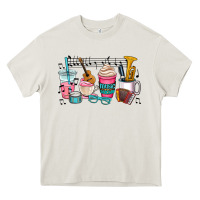 Cream music teacher Heavy Core Tee - AdoDesignShop