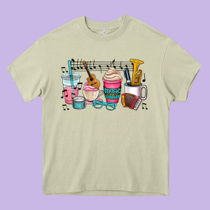 Music Teacher Heavy Core Tee Designed By Adodesignshop