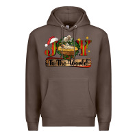 Coffee joy to the world Premium Hoodie - CowGirlArtShop
