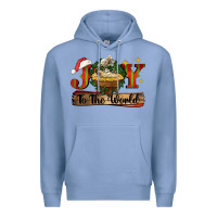 Colony Blue joy to the world Premium Hoodie - CowGirlArtShop