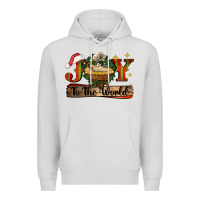 Dove Grey joy to the world Premium Hoodie - CowGirlArtShop