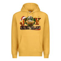 Mustard joy to the world Premium Hoodie - CowGirlArtShop