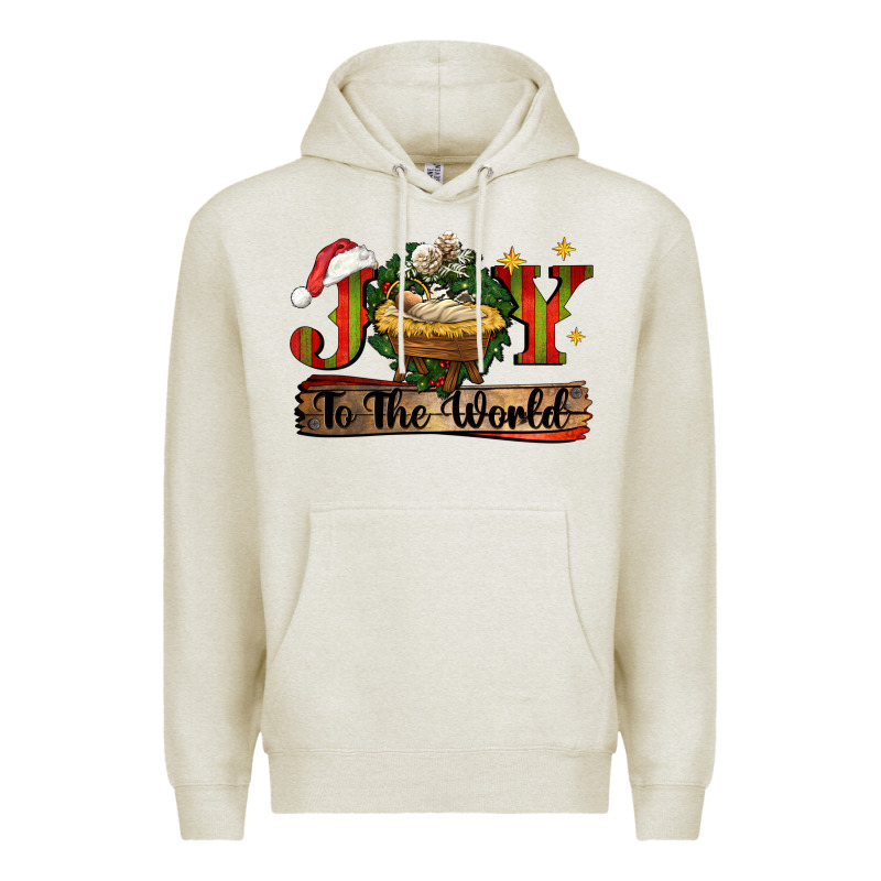 Joy To The World Premium Hoodie by CowGirlArtShop | Teevron
