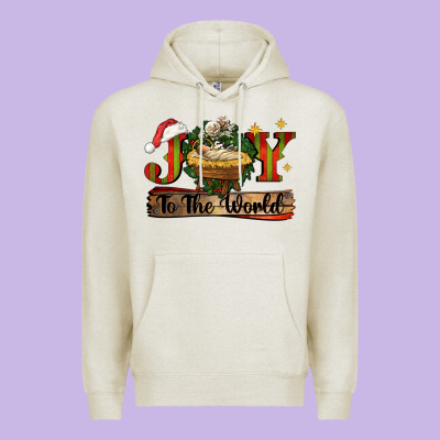 Joy To The World Premium Hoodie Designed By Cowgirlartshop