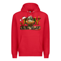 Red joy to the world Premium Hoodie - CowGirlArtShop