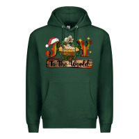 Sports Green joy to the world Premium Hoodie - CowGirlArtShop