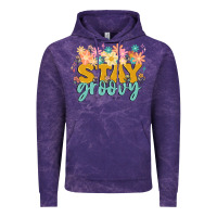 Cloud Purple stay groovy Vintage Hoodie - MaliasSmallBusiness