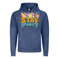 Vintage Denim stay groovy Vintage Hoodie - MaliasSmallBusiness