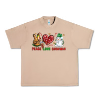 Burro peace love snowman Urban Heavy Tee - NancyCooperArtShop