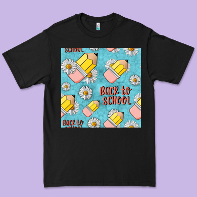 Back To School Seamless Pattern Premium Tee Designed By Bundleandbundleshop