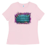 Bubblegum Pink Aztec Wood Leopard Frame Ladies Tee - Bettercallsaul