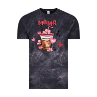 Cloud Black mama coffee cups Vintage Tee - MaliasSmallBusiness