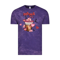 Cloud Purple mama coffee cups Vintage Tee - MaliasSmallBusiness