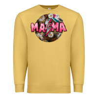 Antique Gold Mama lightning bolt Mother's Day Premium Sweatshirt - CowGirlArtShop