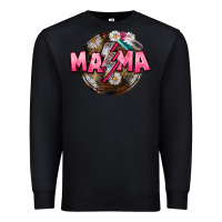 Black Mama lightning bolt Mother's Day Premium Sweatshirt - CowGirlArtShop