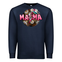 Navy Mama lightning bolt Mother's Day Premium Sweatshirt - CowGirlArtShop