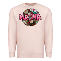 Pale Pink Mama lightning bolt Mother's Day Premium Sweatshirt - CowGirlArtShop