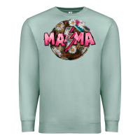 Seafoam Mama lightning bolt Mother's Day Premium Sweatshirt - CowGirlArtShop