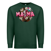 Sports Green Mama lightning bolt Mother's Day Premium Sweatshirt - CowGirlArtShop