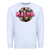 White Mama lightning bolt Mother's Day Premium Sweatshirt - CowGirlArtShop