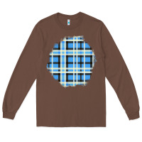 Chestnut Winter Tartan Patch Long Sleeve Tee - BundleAndBundleShop