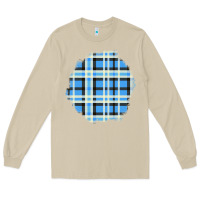 Mushroom Winter Tartan Patch Long Sleeve Tee - BundleAndBundleShop