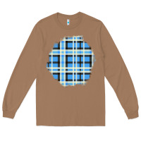 Toasted Coconut Winter Tartan Patch Long Sleeve Tee - BundleAndBundleShop