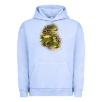 Pigment Grape Ice camouflage and leopard patch  1 Urban Hoodie - BundleAndBundleShop