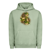 Pigment Oil Green camouflage and leopard patch  1 Urban Hoodie - BundleAndBundleShop