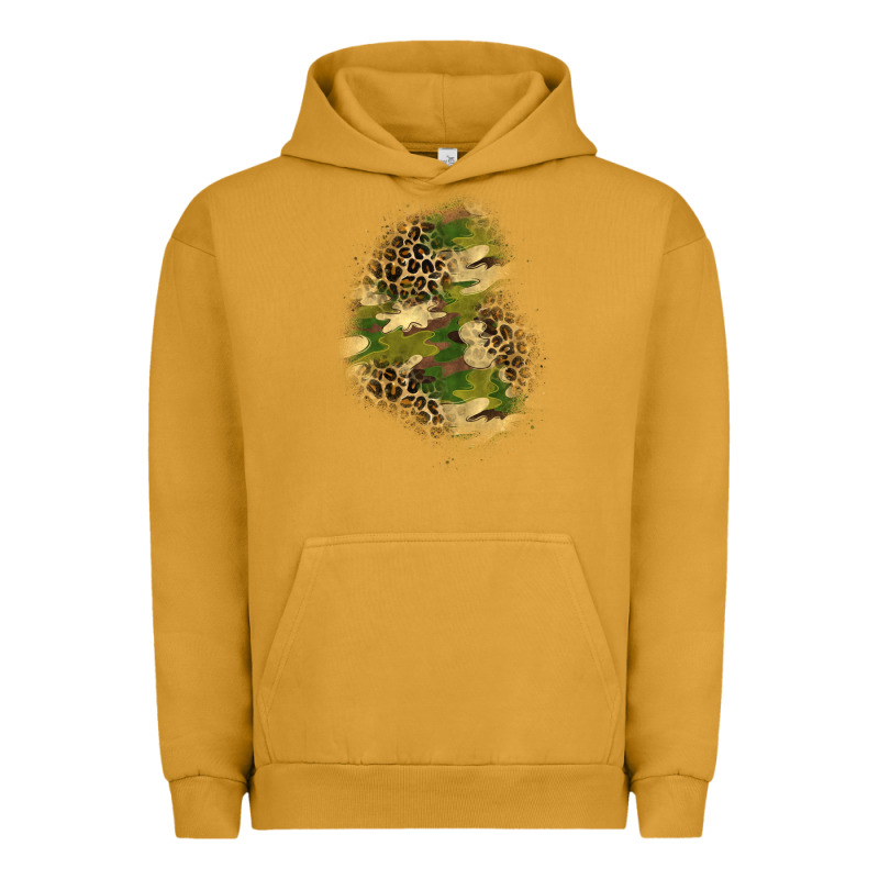 Camouflage And Leopard Patch  1 Urban Hoodie by BundleAndBundleShop | Teevron