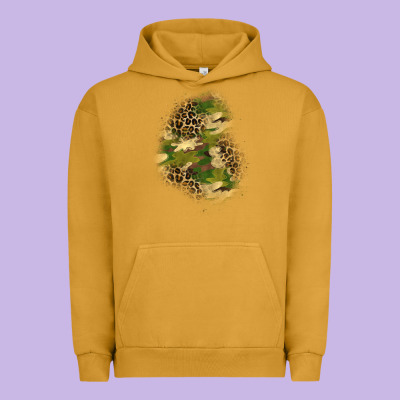 Camouflage And Leopard Patch  1 Urban Hoodie Designed By Bundleandbundleshop