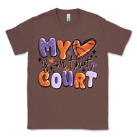 Chestnut my heart is on that court Classic Tee - MaliasSmallBusiness