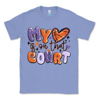 Colony Blue my heart is on that court Classic Tee - MaliasSmallBusiness