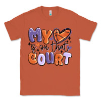 Copper my heart is on that court Classic Tee - MaliasSmallBusiness