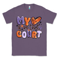 Lavender my heart is on that court Classic Tee - MaliasSmallBusiness