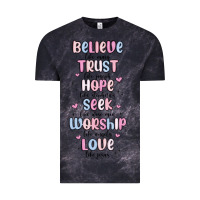 Cloud Black believe like mary trust like joseph valentine s da Vintage Tee - MaliasSmallBusiness