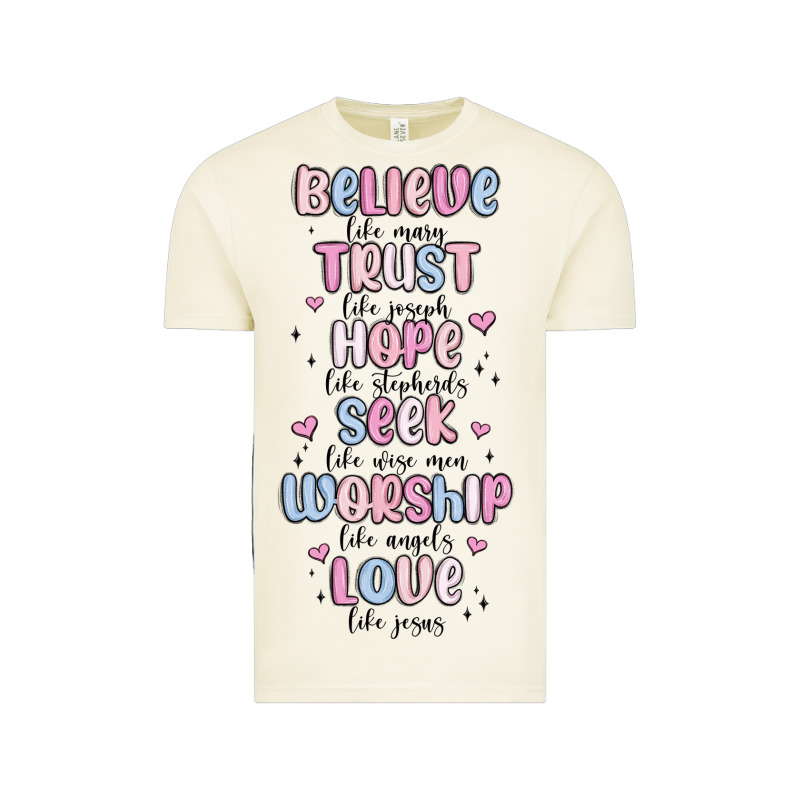 Believe Like Mary Trust Like Joseph Valentine S Da Vintage Tee by MaliasSmallBusiness | Teevron