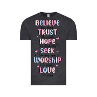Vintage Black believe like mary trust like joseph valentine s da Vintage Tee - MaliasSmallBusiness