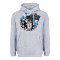 Heather Grey hello winter Heavyweight Hoodie - CowGirlArtShop