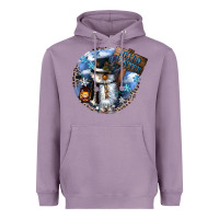 Lavender hello winter Heavyweight Hoodie - CowGirlArtShop