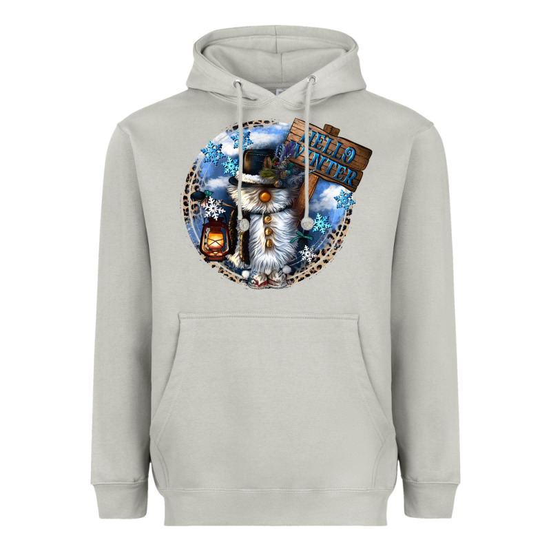 Hello Winter Heavyweight Hoodie by CowGirlArtShop | Teevron