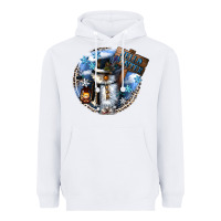 White hello winter Heavyweight Hoodie - CowGirlArtShop