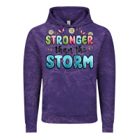 Cloud Purple stronger than the storm Vintage Hoodie - MaliasSmallBusiness