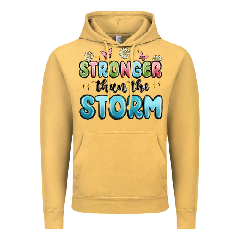 Stronger Than The Storm Vintage Hoodie by MaliasSmallBusiness | Teevron