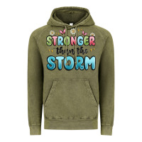 Vintage Olive stronger than the storm Vintage Hoodie - MaliasSmallBusiness